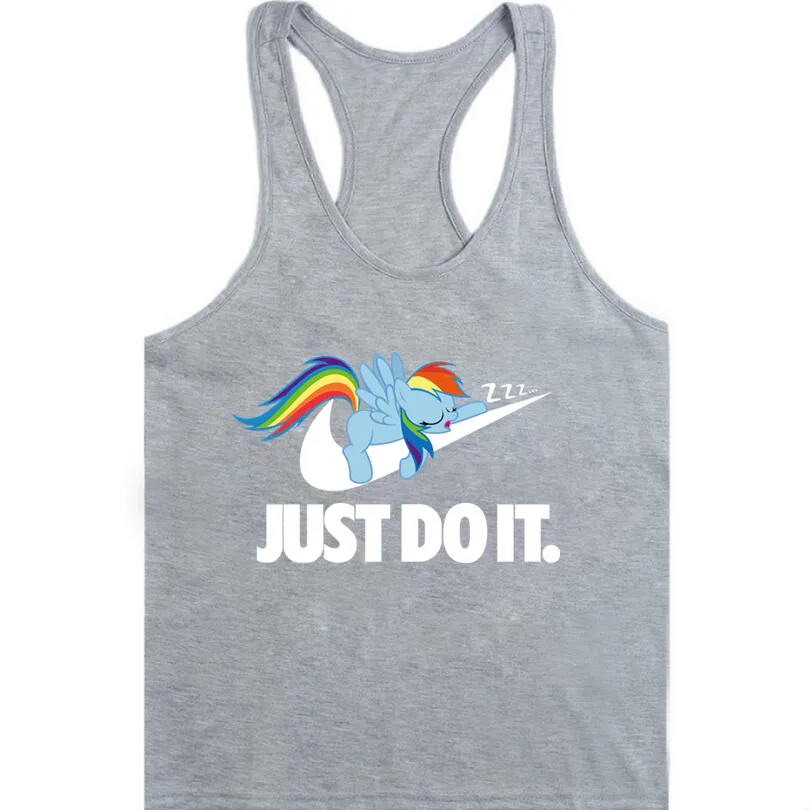 Tanktop, модные мужские забавные майки без рукавов, дышащие мужские майки, Мультяшные летние майки для фитнеса, мужские майки