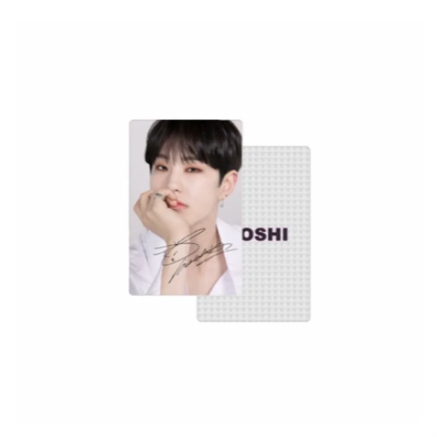 HOSHI Kpop Seventeen Members бумажные фото карты WONWOO WOOZI DK коллективные фотокарты 1 шт - Цвет: HOSHI