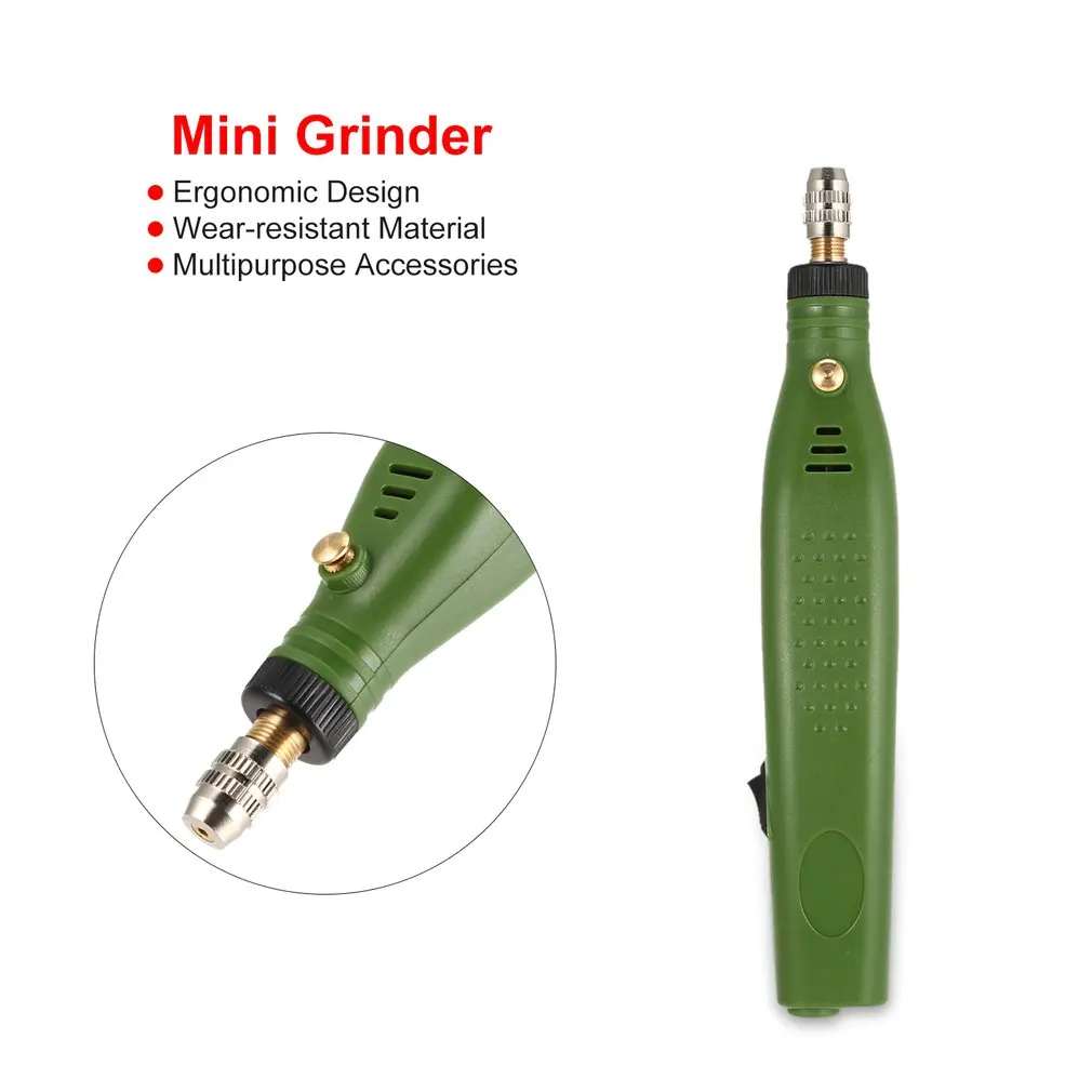 12W Electric Drill Mini Grinder Set Drilling Engraving DIY Power Rotary Tool Kit Grinding Polishing Engraver Pen 14000r/min | Инструменты