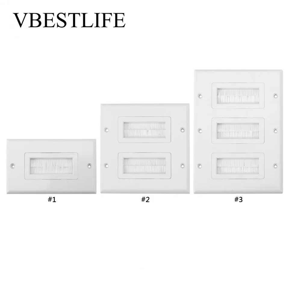 1 шт. пластиковая настенная щетка для защиты от пыли|wall switch plate covers|wall switchpanel mount |