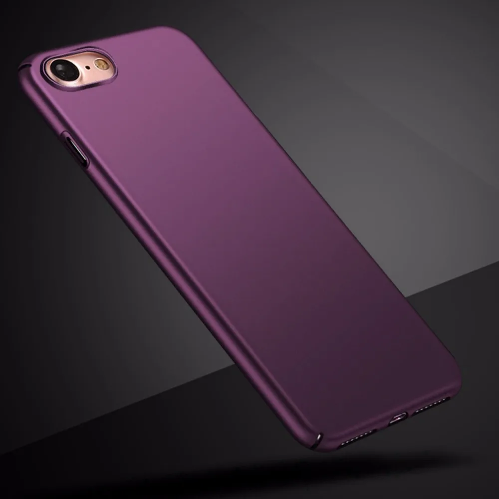 Luxury Case For iPhone 5 5s SE Funda 6 6S 7 Plus Hard Plastic Matte Back Cover Phone Hoesjes |