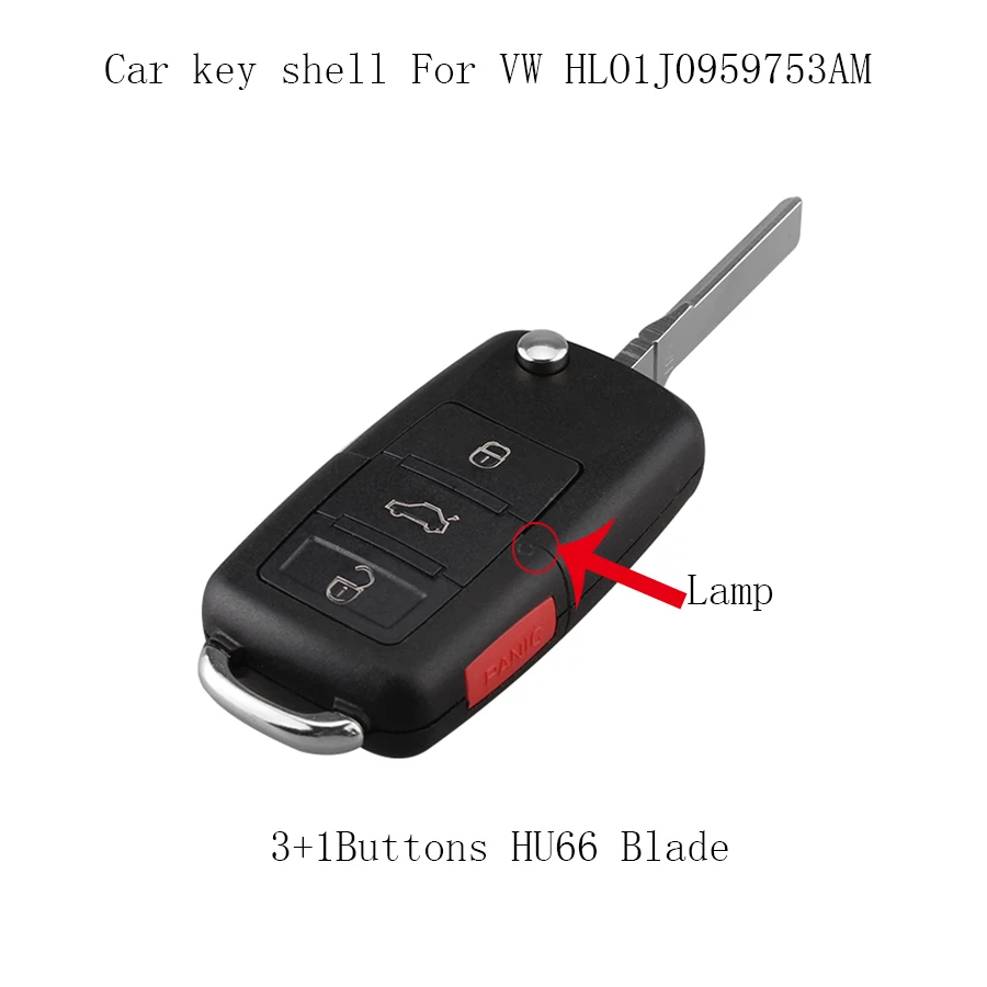 20 шт./лот 3 + 1BUT дистанционный ключ для автомобиля в виде ракушки VW Passat Jetta Polo B5 B6 golf 4