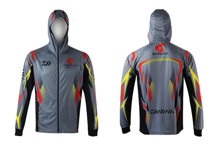 4 стиля Мужская быстросохнущая дышащая рубашка с капюшоном для рыбалки большие