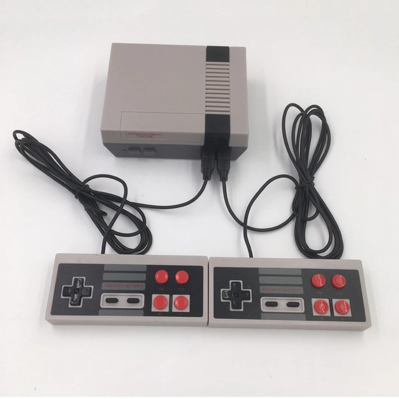 Новая мини ретро классическая видео игровая консоль встроенный 620 игр 8 бит NES Family