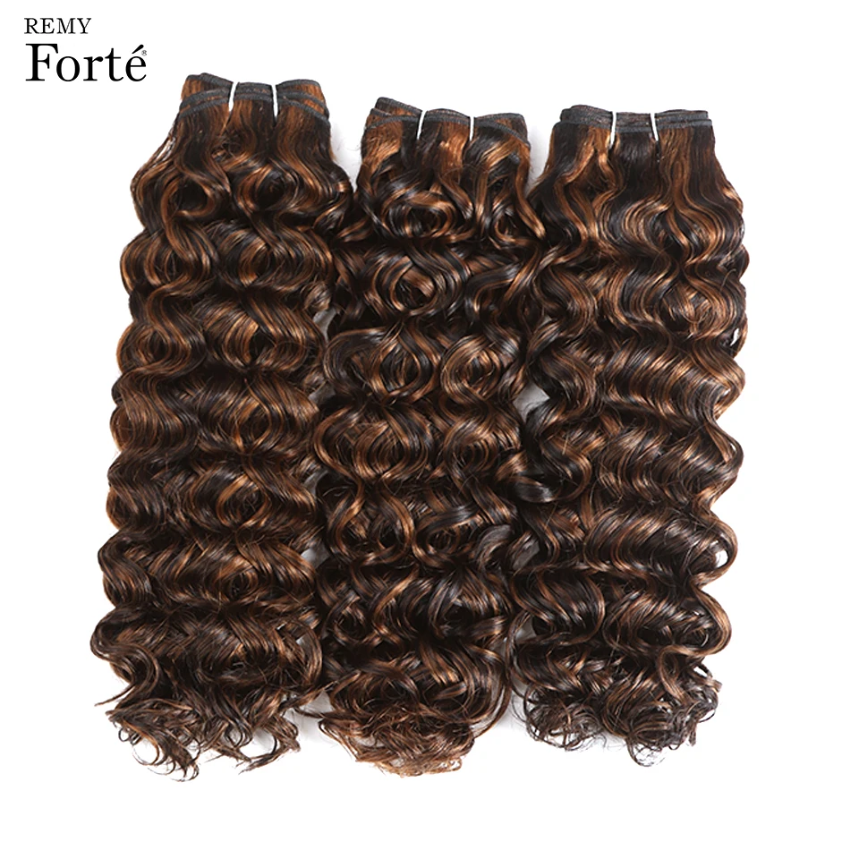 Волосы Remy Forte для наращивания спиральные волнистые пряди натуральные волосы P1B/33