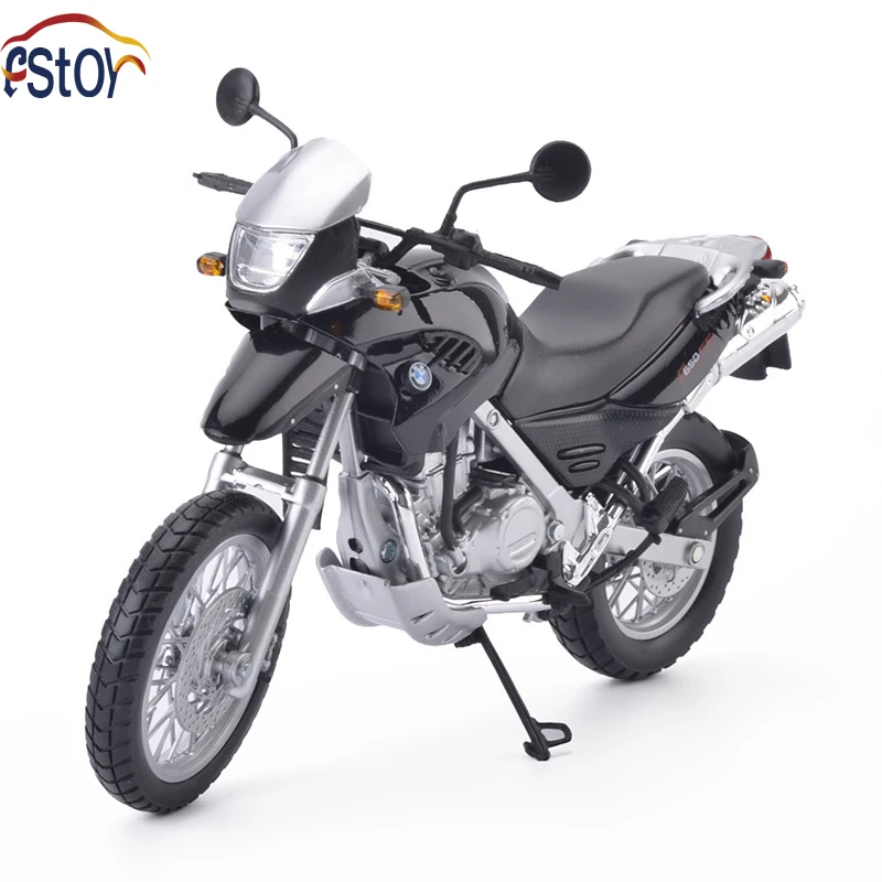 Литой мотоцикл из сплава Миниатюрная модель F650GS 1:12 высокоскоростной Гоночный