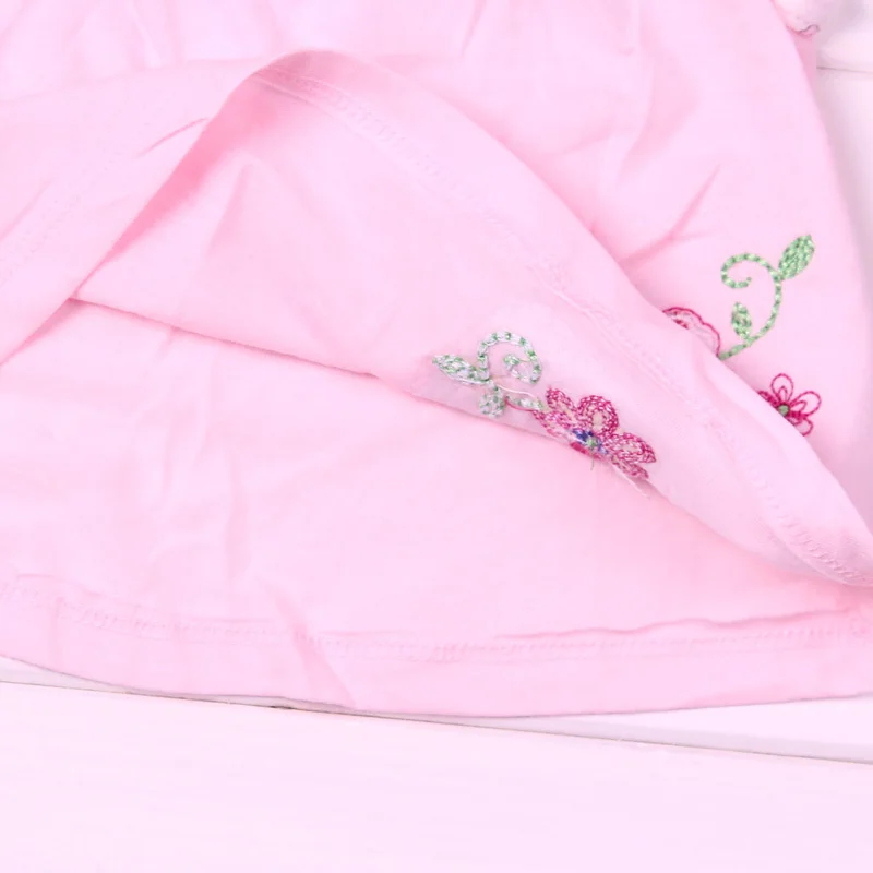 Хлопковые топы с цветочным рисунком для маленьких девочек мягкие удобные