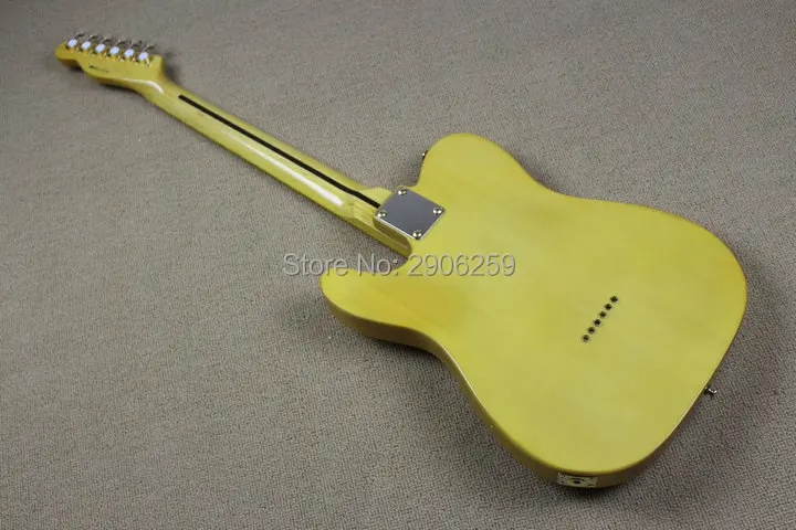

Custom Shop telecast electric guitar burl maple cover basswood body 22frets fingerboard gold hardware high quality tl guitar