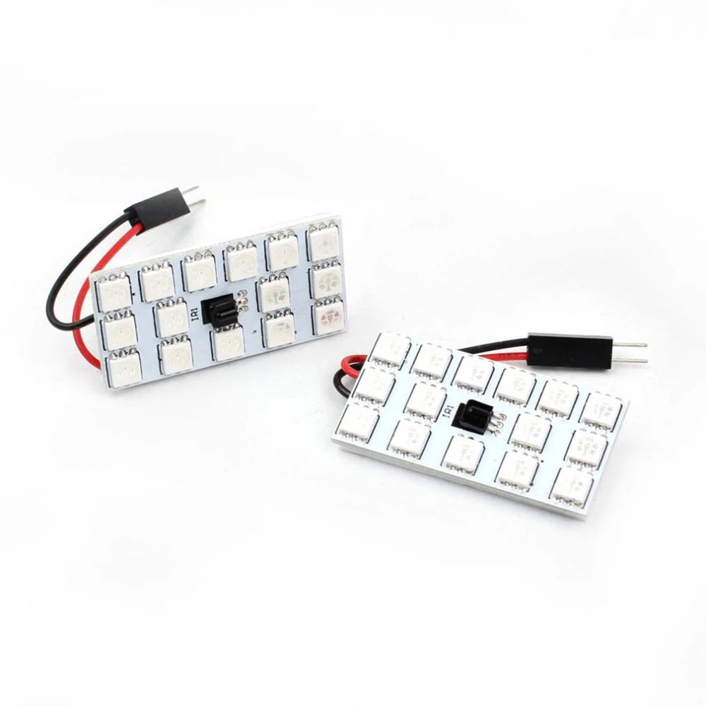 QCDIN светодиодный автомобильный светильник для чтения SMD 5050 DC 12V 2 76 W красочный с