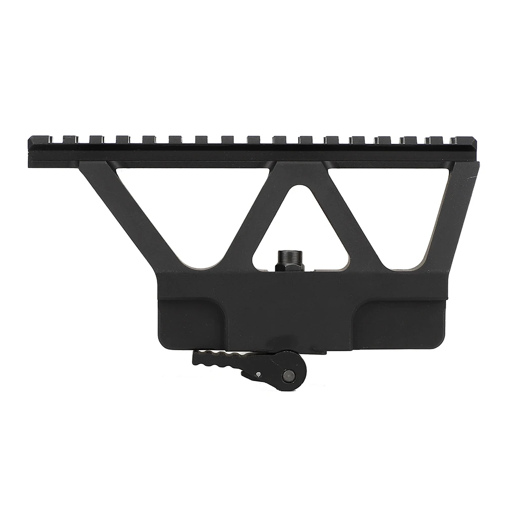 

Quick Detach AK Gun Rail Scope Mount Base Picatinny Side Rail Mounting For AK 47 AK 74 Black Tan Free Shipping
