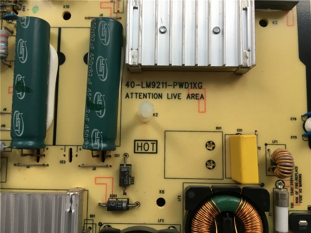 Оригинальная плата питания B55A658U для ЖК-телевизора 40-LM9211-аксессуары динамиков PWD1XG