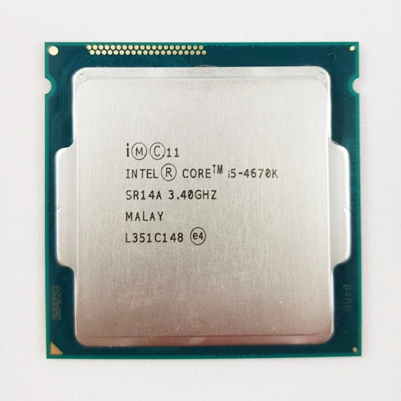 Процессор Intel Core i5 4670K 3 4 ГГц 6 Мб разъем LGA 1150 четырехъядерный процессор SR14A |
