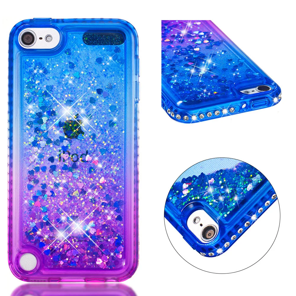 Мягкий модный силиконовый чехол с жидкими блестками для Google Pixel 3 XL 3a градиентные