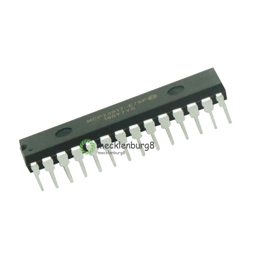 10 шт. MCP23017 E / SP DIP 28 16 битный экспандер ввода/вывода с интерфейсом I2C IC|Запасные