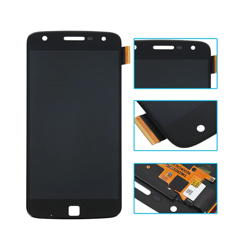ЖК дисплей AMOLED 5 дюйма для Motorola Moto Z Play XT1635 сенсорный экран с дигитайзером 1920*1080 в