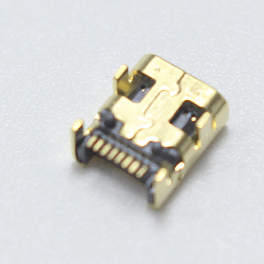 2 шт. 8 контактный разъем Mini USB для цифровой камеры|plug connector|l connectorplug gold |