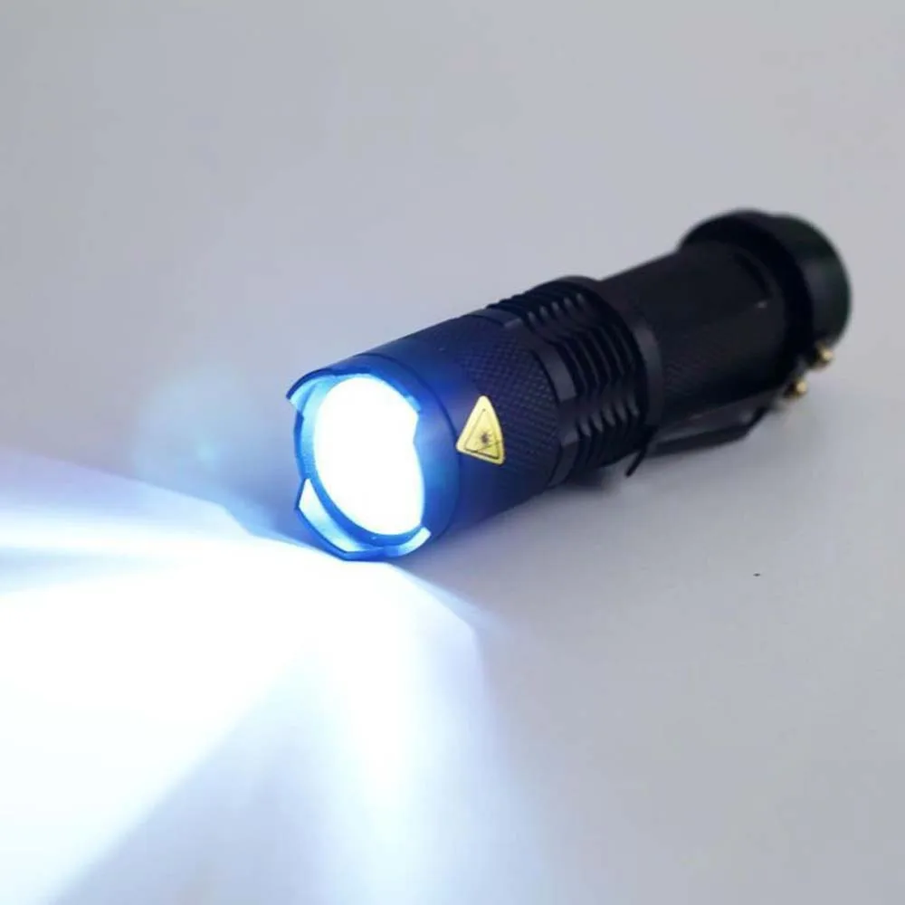 Ultrafire светодиодный светильник-вспышка XML-T6 18650 Zoom Flash светильник+ Q5 Мини Тактический светильник-вспышка фонарь-Вспышка водонепроницаемый походный светильник