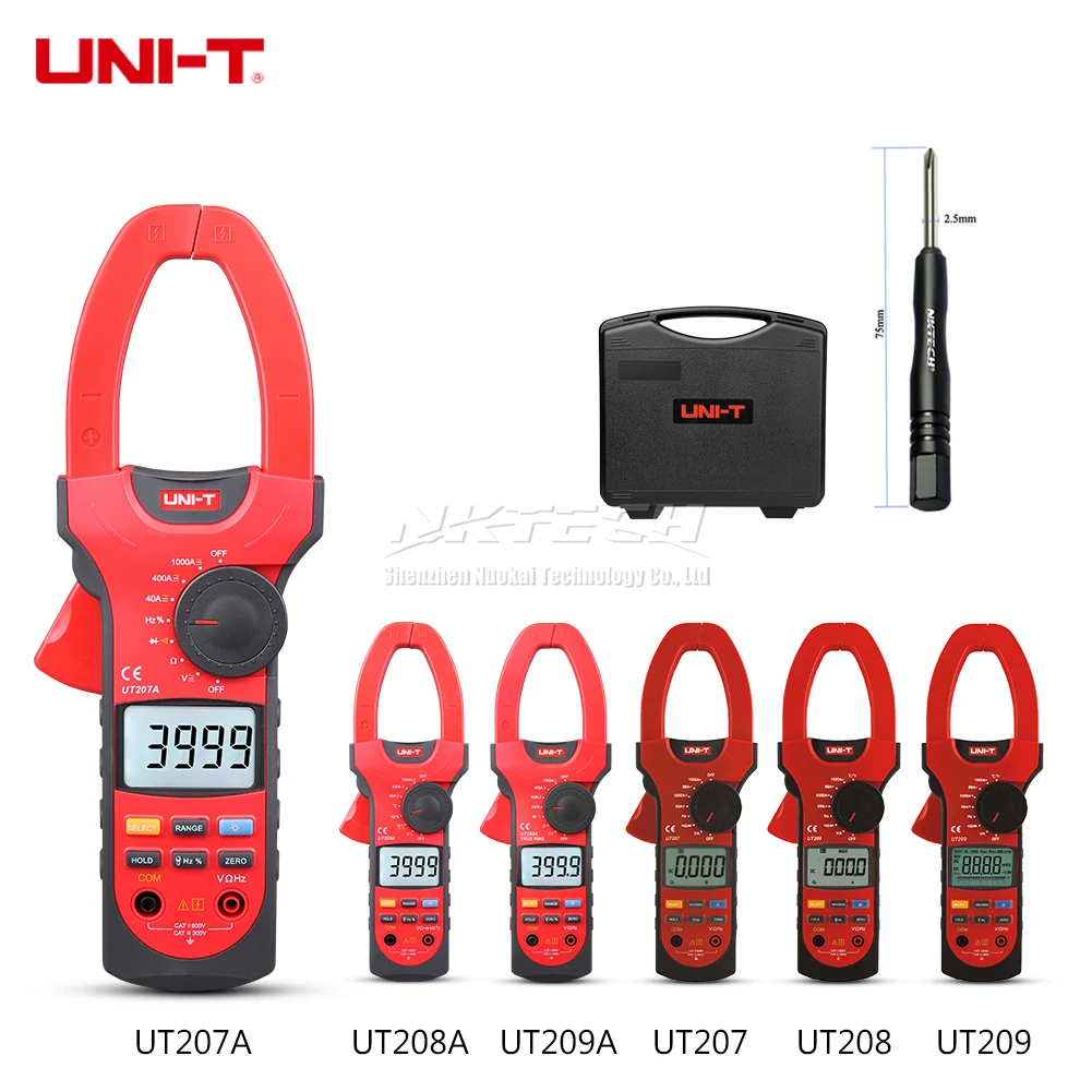 Цифровой токометр UT207 UT207A UT208 UT208A UT209 UT209A Автоматический диапазон переменного