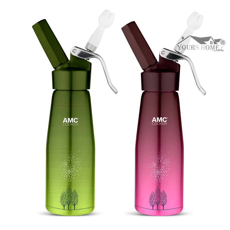 Топ бренд AMC 500 мл Artisan дозатор для взбитых сливок, крем Виппер с насадки для украшения из алюминия