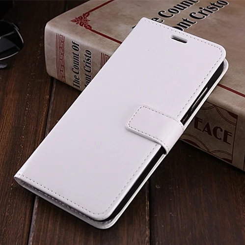 Кожаный чехол-бумажник чехол для samsung Galaxy S3 S4 S5 S6 S7 край S8 A3 A5 A6 A8 J8 J1 J2 J3 J4 J5 J6 J7 Neo Core Grand Prime - Цвет: Белый
