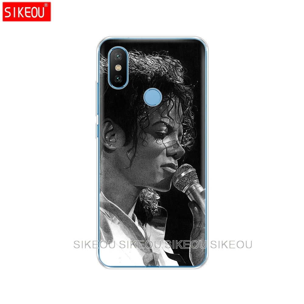 Силиконовый чехол для Xiaomi Mi 8 8SE A1 A2 5 5S 5X 6 Mi5 MI6 NOTE 3 MAX Mix 2 2S Michael Jackson dancing king Design |