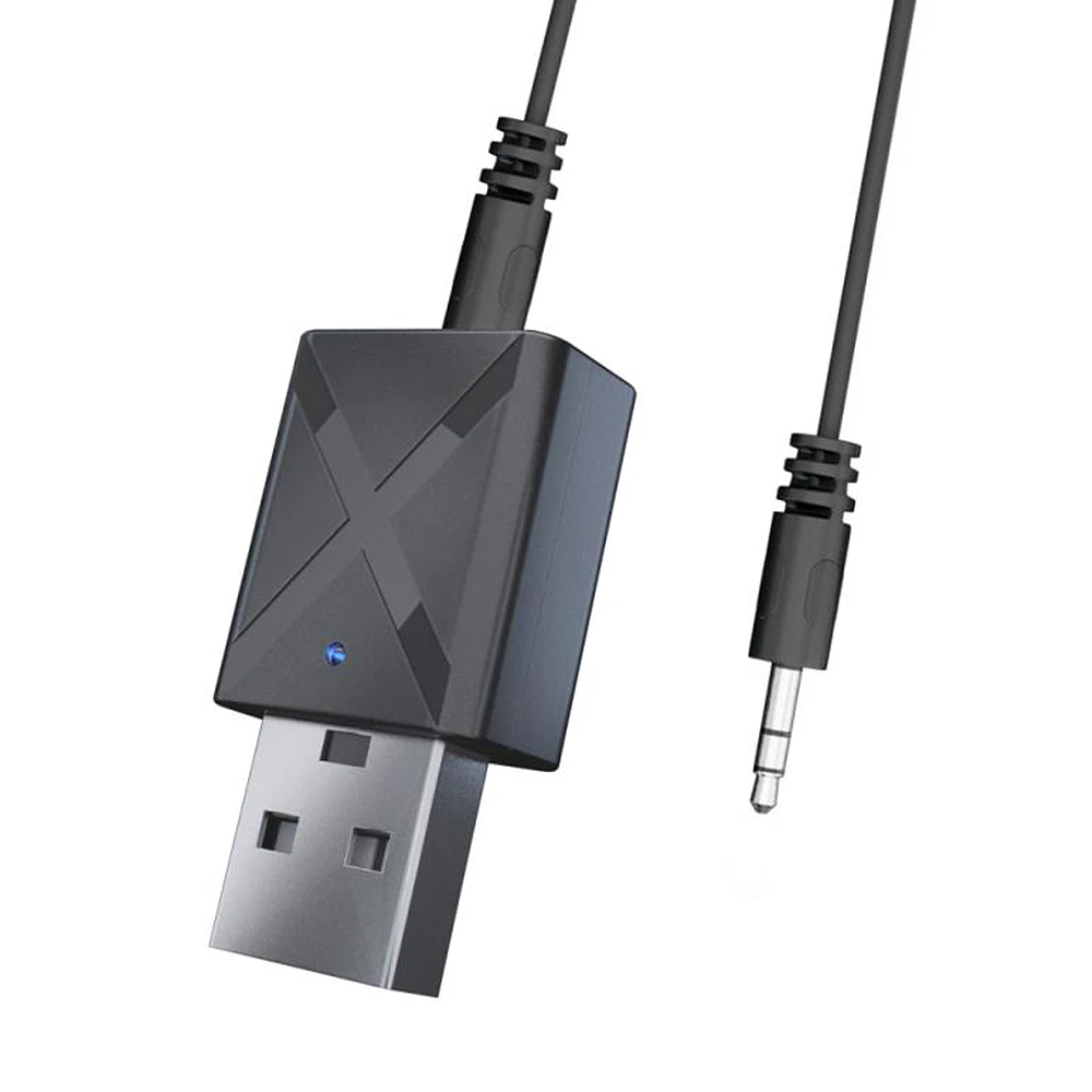 Автомобильный Bluetooth 5,0 аудио приемник передатчик Мини 3,5 мм AUX Стерео Bluetooth передатчик для ТВ ПК беспроводной адаптер для автомобиля