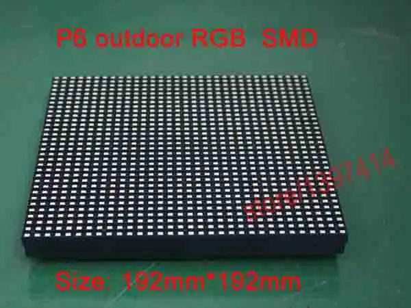 1 квадратных метров P6 smd на открытом воздухе из светодиодов дисплей 25 шт. 6 мм
