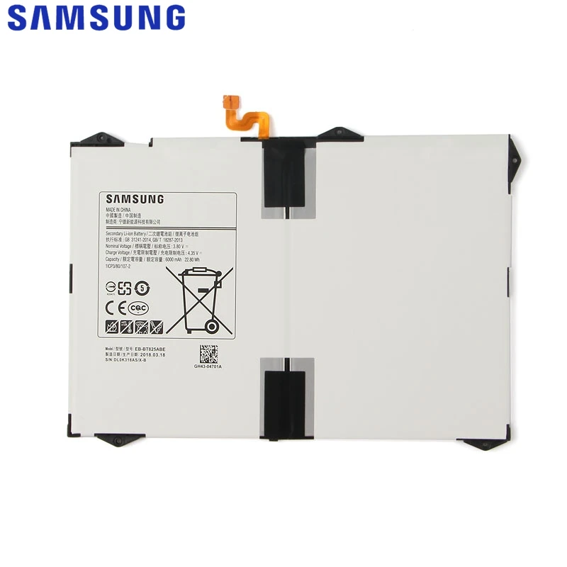 Original Replacement Samsung Battery For Samsung SM-T825C SM-T820 T827 T820 T825 Tab S3 9.7 Genuine Tablet Battery EB-T825ABE