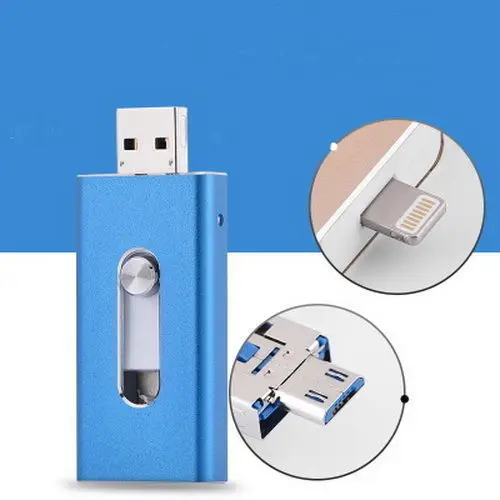 Usb флеш накопитель otg 3 в 1 64 ГБ 32 16 8 Гб|external storage|16gb usb64gb usb |