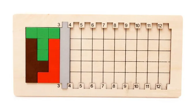 Классическая деревянная головоломка IQ Tetris пентомино логика для мозга игра