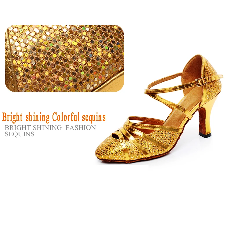 Обувь для латинских танцев Женская Современная обувь из искусственной кожи с