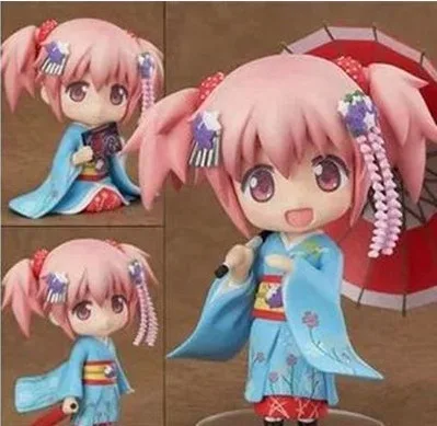 10 см Puella Magi Madoka Magica танцовщица Akemi Homura Q Verion кукла с лицом|madoka magica|puella magi madoka magicaakemi