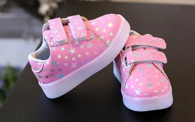 Детская обувь Осенняя мода с подсветкой buty Led для детей детские маленьких