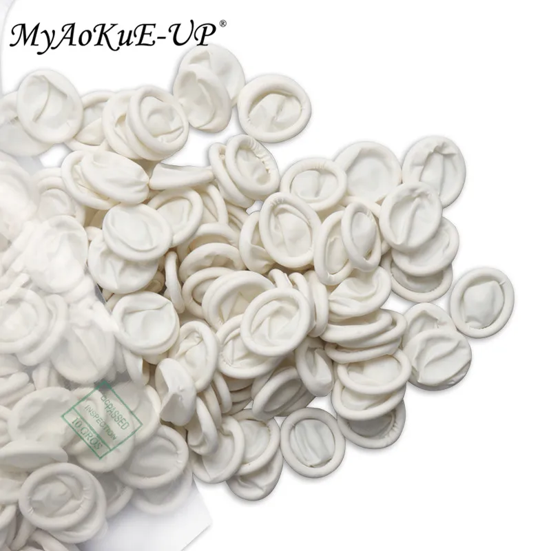 300 шт./упак. одноразовые антистатические резиновые латексные пальчики защитные