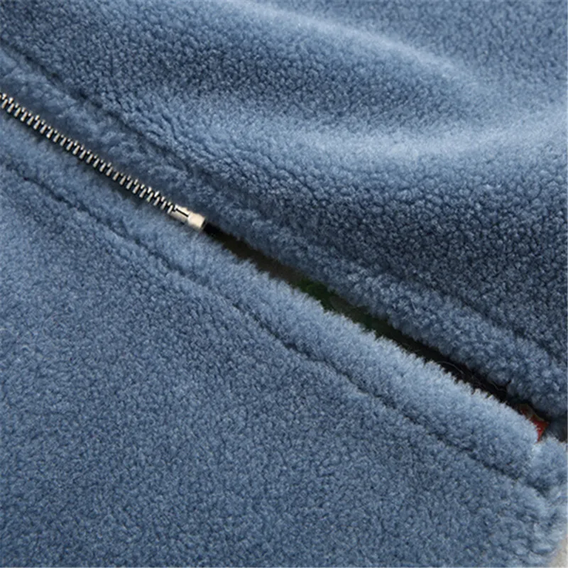 S-XL, модное женское пальто с воротником из лисьего меха, шерстяное пальто с натуральным овечьим мехом, Толстая теплая верхняя одежда, женские длинные куртки из замши с принтом