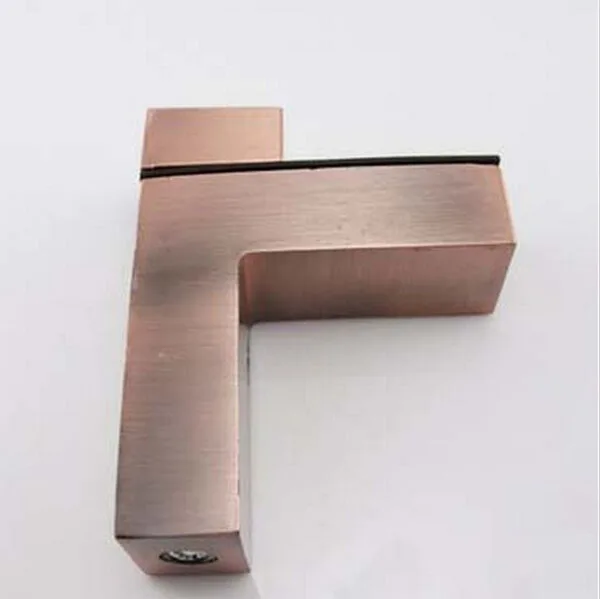 F Форма цинковый сплав стеклянный зажим держатель угловой KF532|glass clamp|glass clamp holderclamp