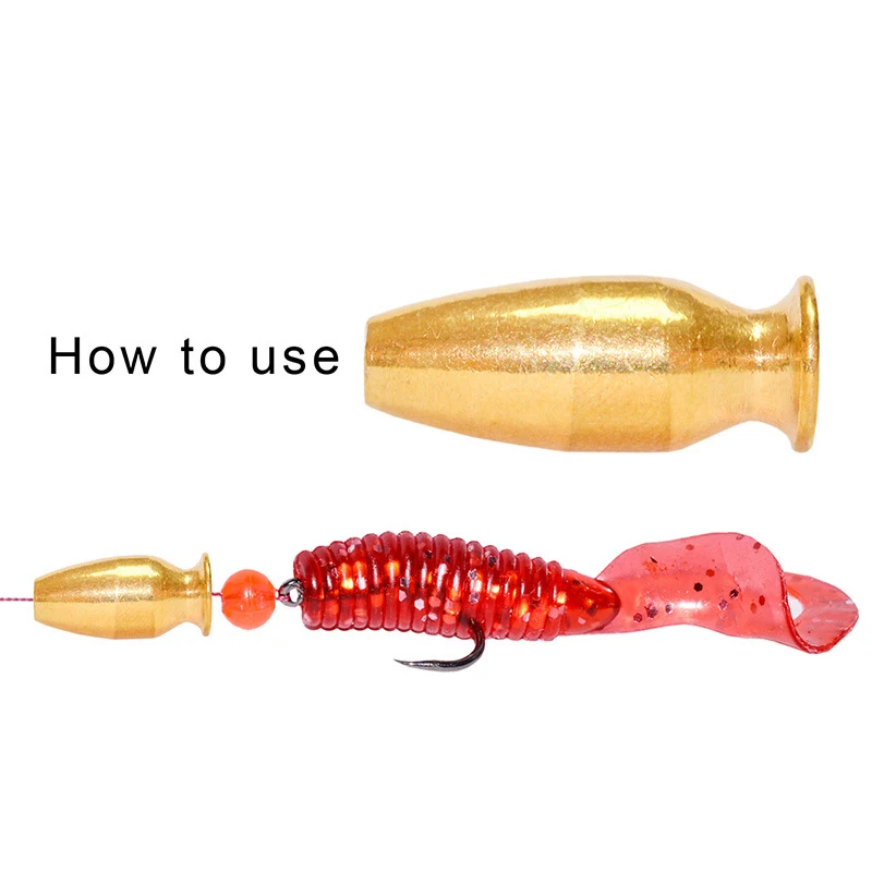 Латунные приманки тела пули весовые грузила Texas/Carolina Rig новые для рыбалки Замена