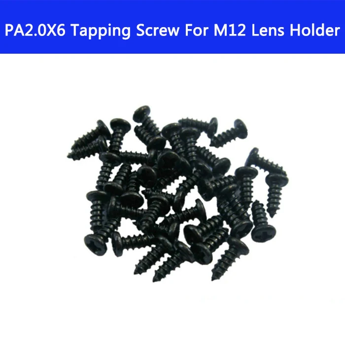 

500PCS PA2.0*6 Tapping Screw for M12 Lens holder fixed screw