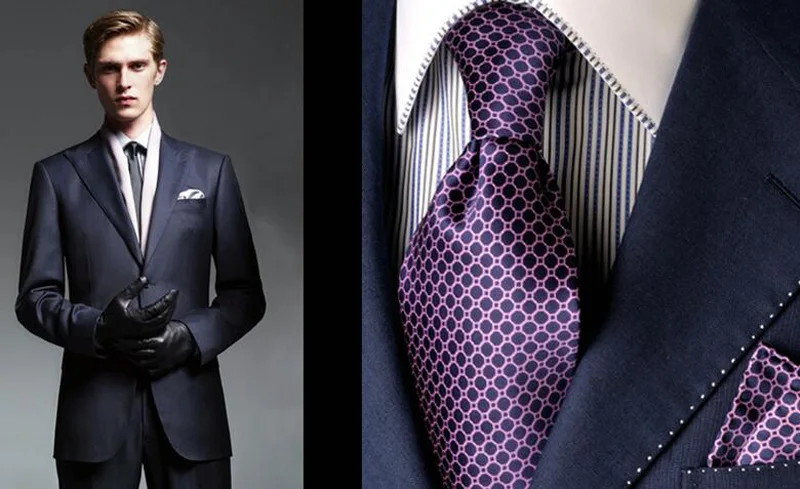 Модный классический кожаный мешок волна точка многоцветный галстук набор галстуки/зажимы для галстука/квадратный шарф/Запонки деловые кос... от AliExpress WW
