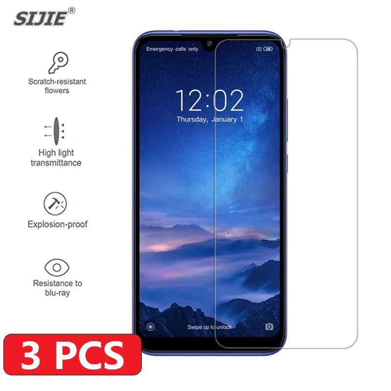 3 шт. закаленное стекло для XIAOMI REDMi 7 7A 6 6A K20 Pro глобальная версия протектор экрана
