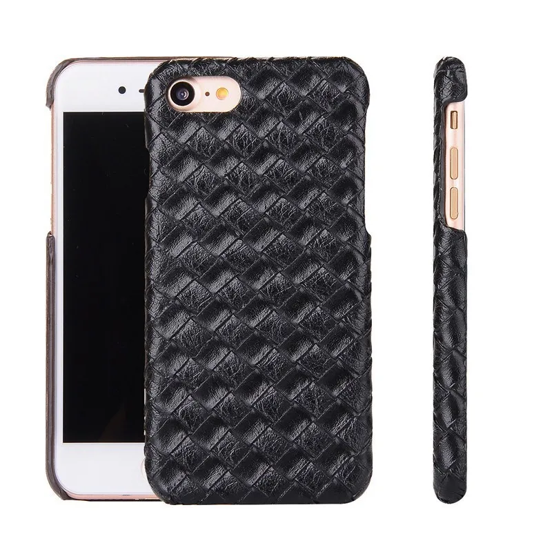For iPhone7 / 7 Plus phone case for iphone6 carbon fiber iphone6Plus imitation leather pattern protective cover |