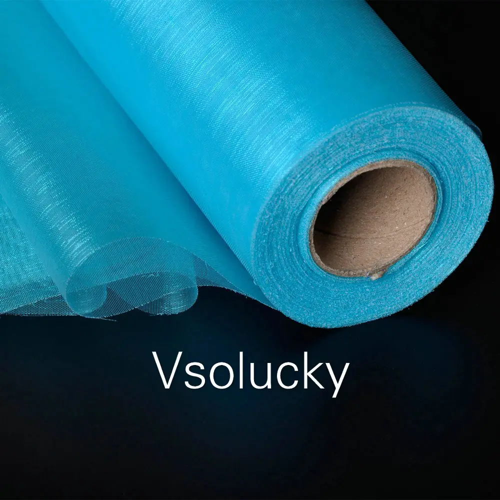 Прозрачная органза 25 м x 29 см рулон ткани сделай сам|organza roll|diy weddingwedding party |