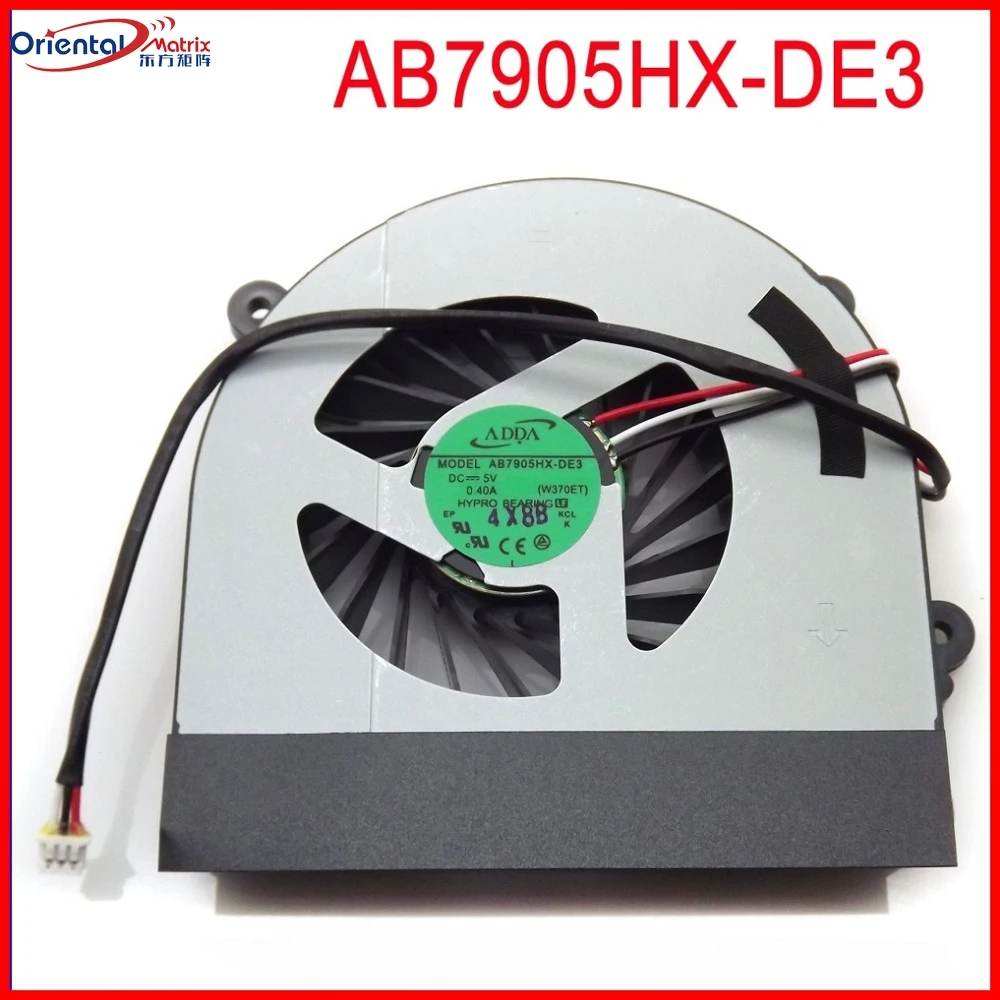Бесплатная доставка Φ 5V 0.40A вентилятор ЦП для Hasee AB7905HX DE3 D1 CW67S01 CW67S02 охлаждения