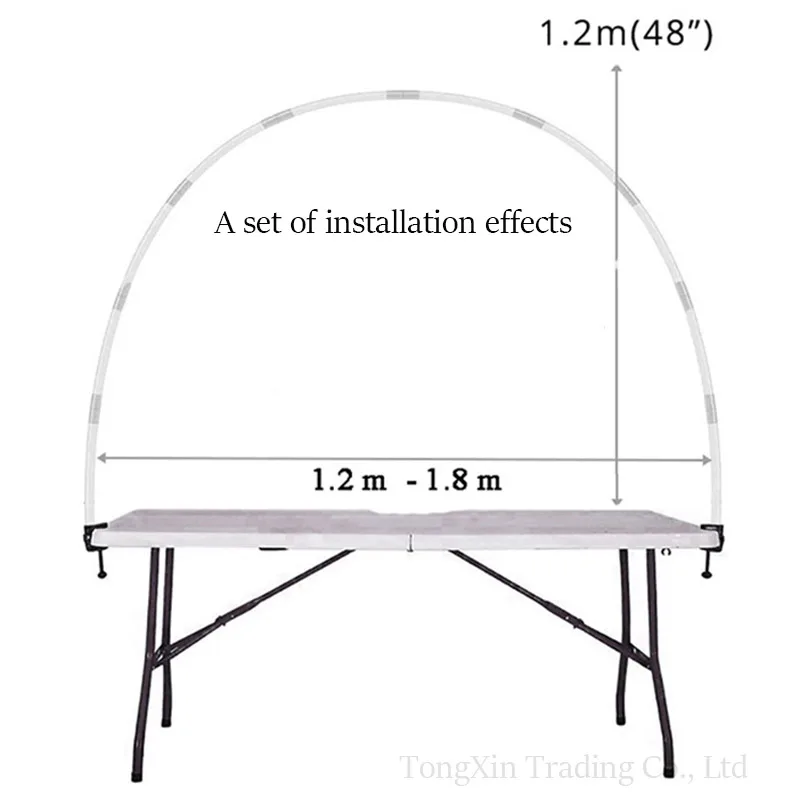 Birthday party decoration small balloon arch stand removable portable table on the display racks | Дом и сад