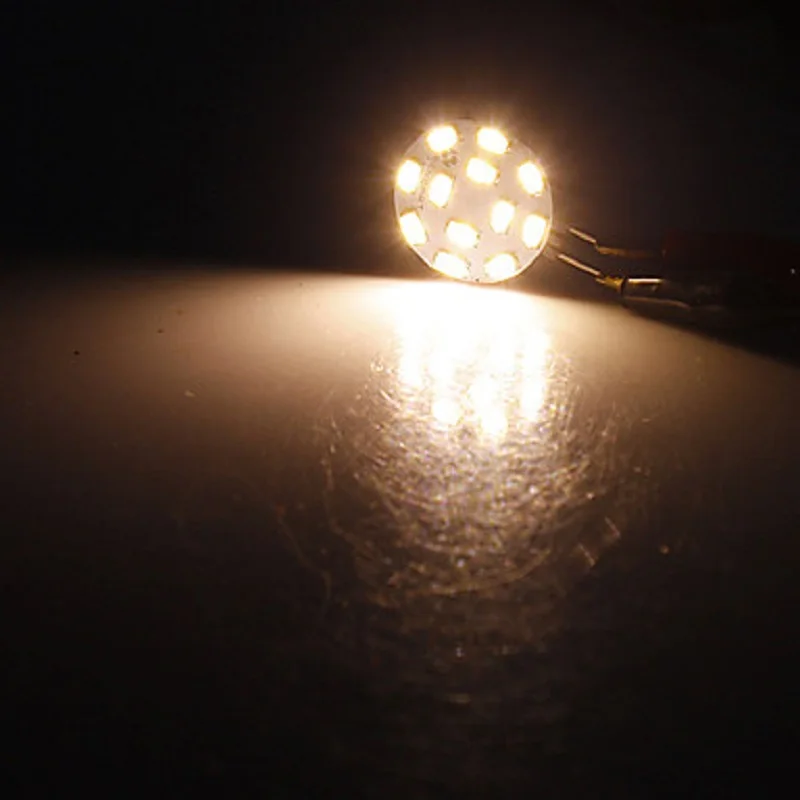 G4 4 Вт 12SMD 12 Светодиодный S 5730 светодиодный прожектор 400LM DC AC8 20V теплый белый свет