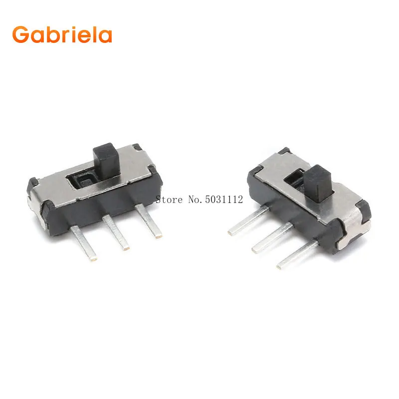 20 шт./лот тумблер MSK-12D19 G2 SPDT 1P2T SMD 3 Pin PCB панель горизонтальный скользящий