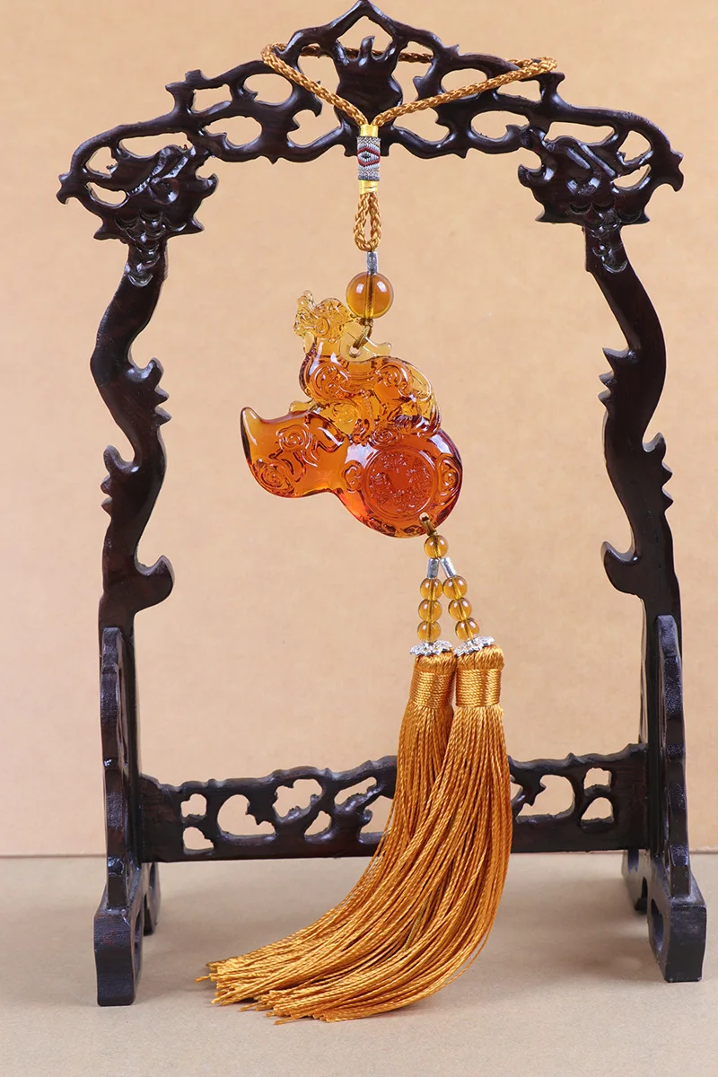 Новый тип страховки мира Висячие части автомобиля кристалл PI xiu gourd автомобильные