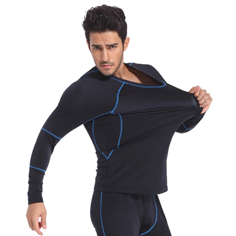 Thermal Underwear Sets 2022 New Men Winter Fleece Long Johns Comfortable Warm Thermo Underwear Thickening Breathable Tights