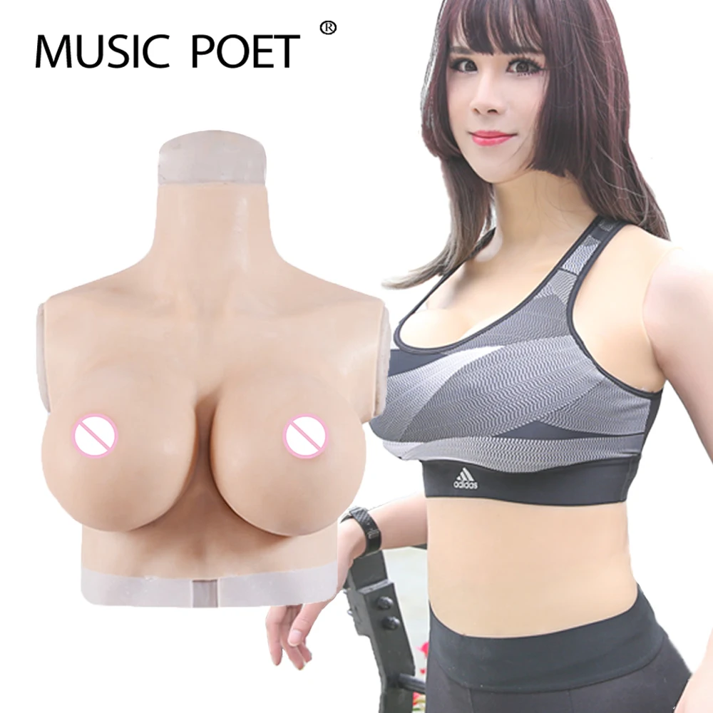 

NEW Silicone Breast Forms Realistic Fake Boobs Tits Enhancer Crossdresser Drag Queen Shemale Transgender Crossdressing G Cup