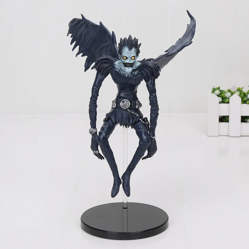 

Death Note Anime Deathnote Rem Ryuuku PVC Action Figure Collection Model Toy For Anime Lover as Christmas Gift 14-18cm N091